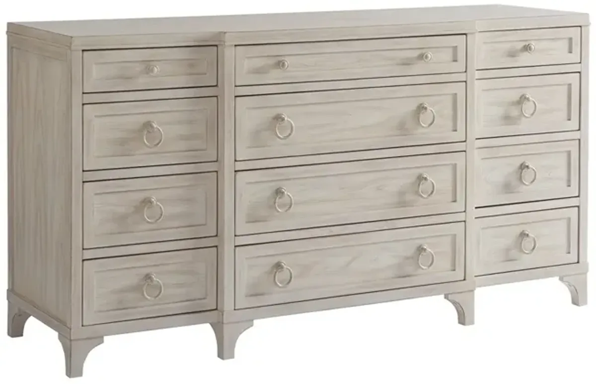 Barclay Butera by Lexington Newport Garnet Breakfront Dresser