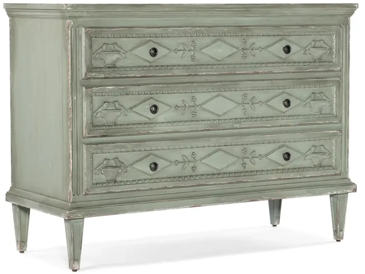 Hooker Furniture Charleston Grey 3-Drawer Accent Chest