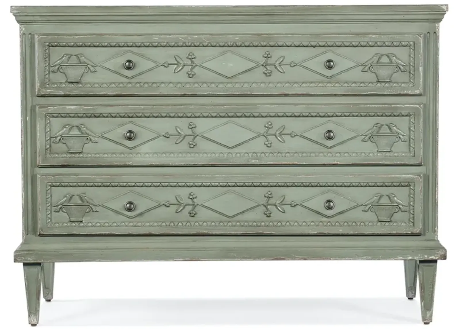 Hooker Furniture Charleston Grey 3-Drawer Accent Chest