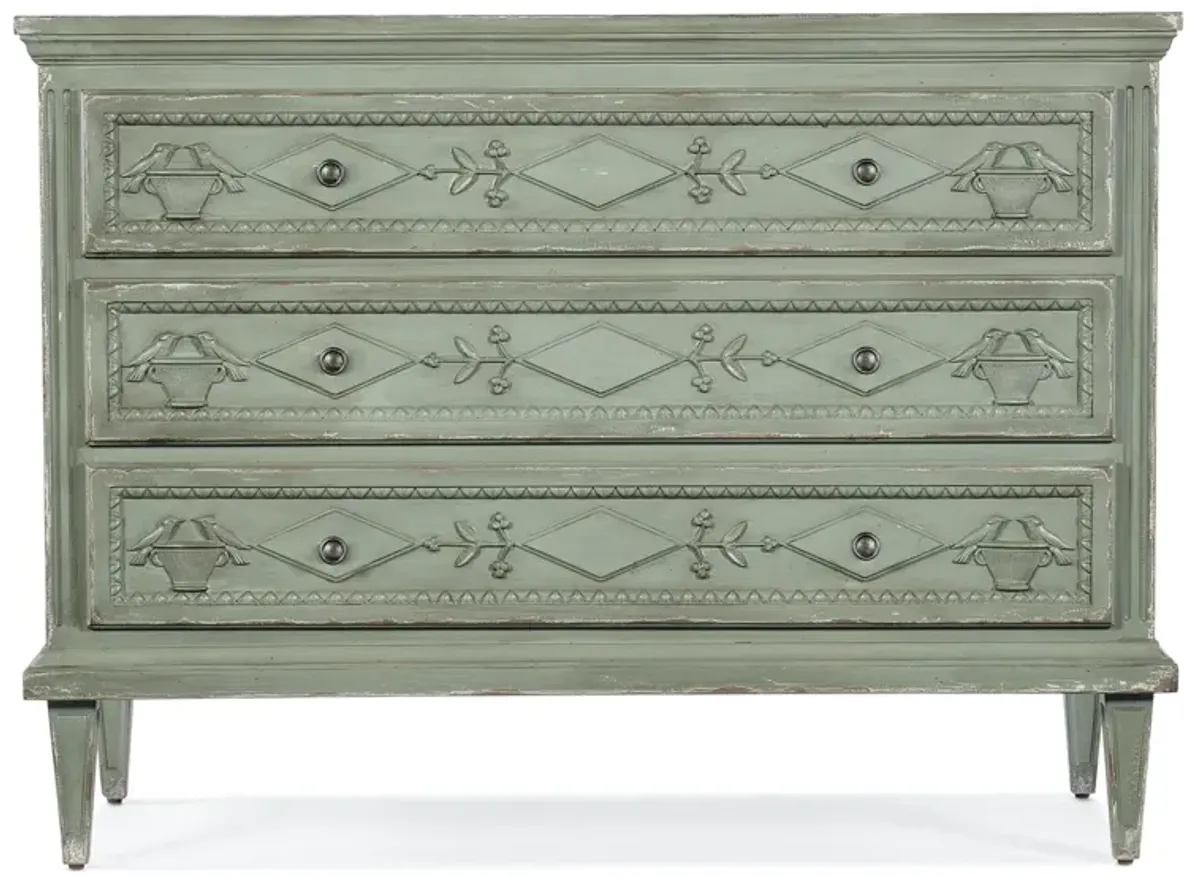 Hooker Furniture Charleston Grey 3-Drawer Accent Chest