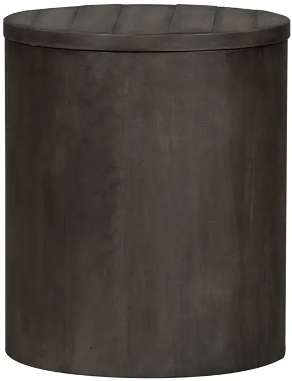 Liberty Furniture Dusty Charcoal Distressed Drum 3-Piece Cocktail Table Set Modern Farmhouse