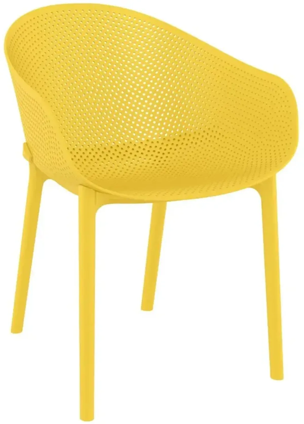 Compamia Sky Outdoor Dining Chair Yellow