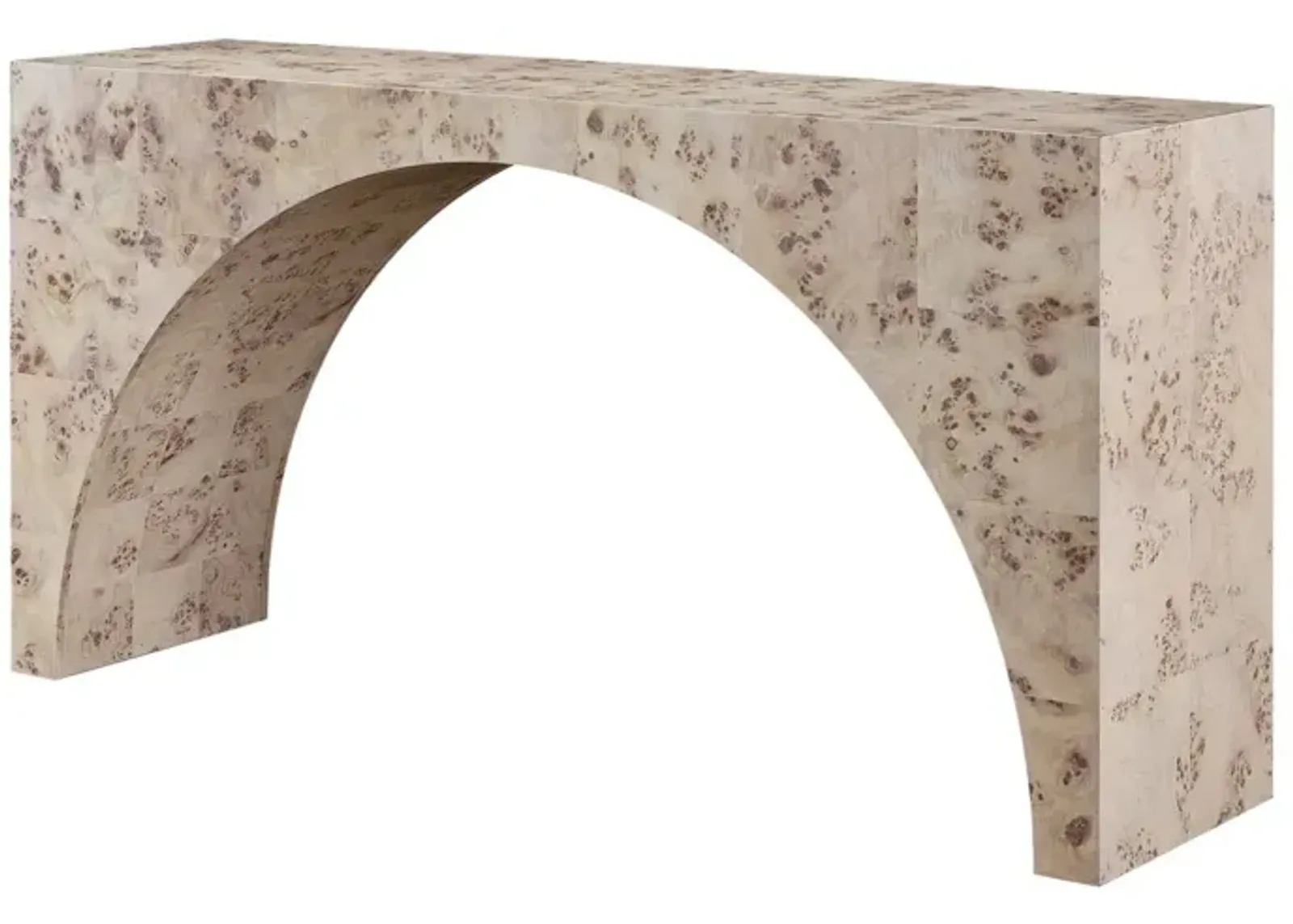 TRANQUILITY MIRANDA KERR HOME ARC MAPPA BURL CONSOLE TABLE