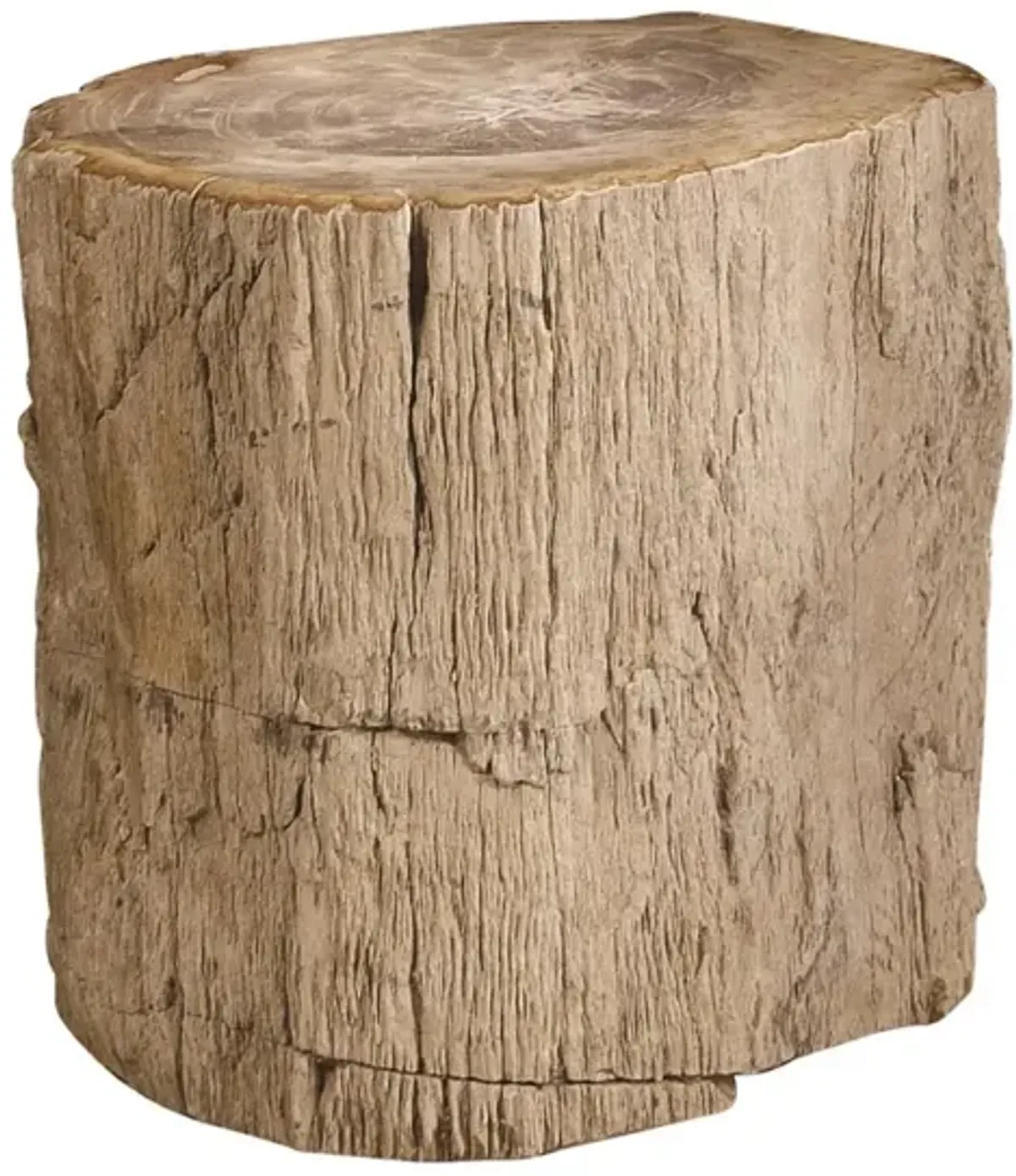 PETRIFIED ACCENT TABLE