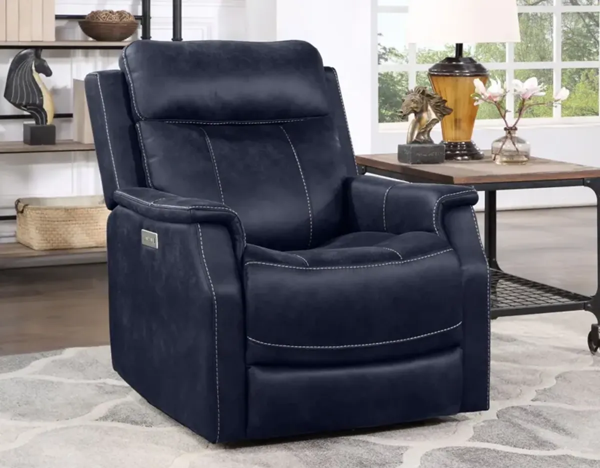 Steve Silver Valencia Ocean Blue Recliner