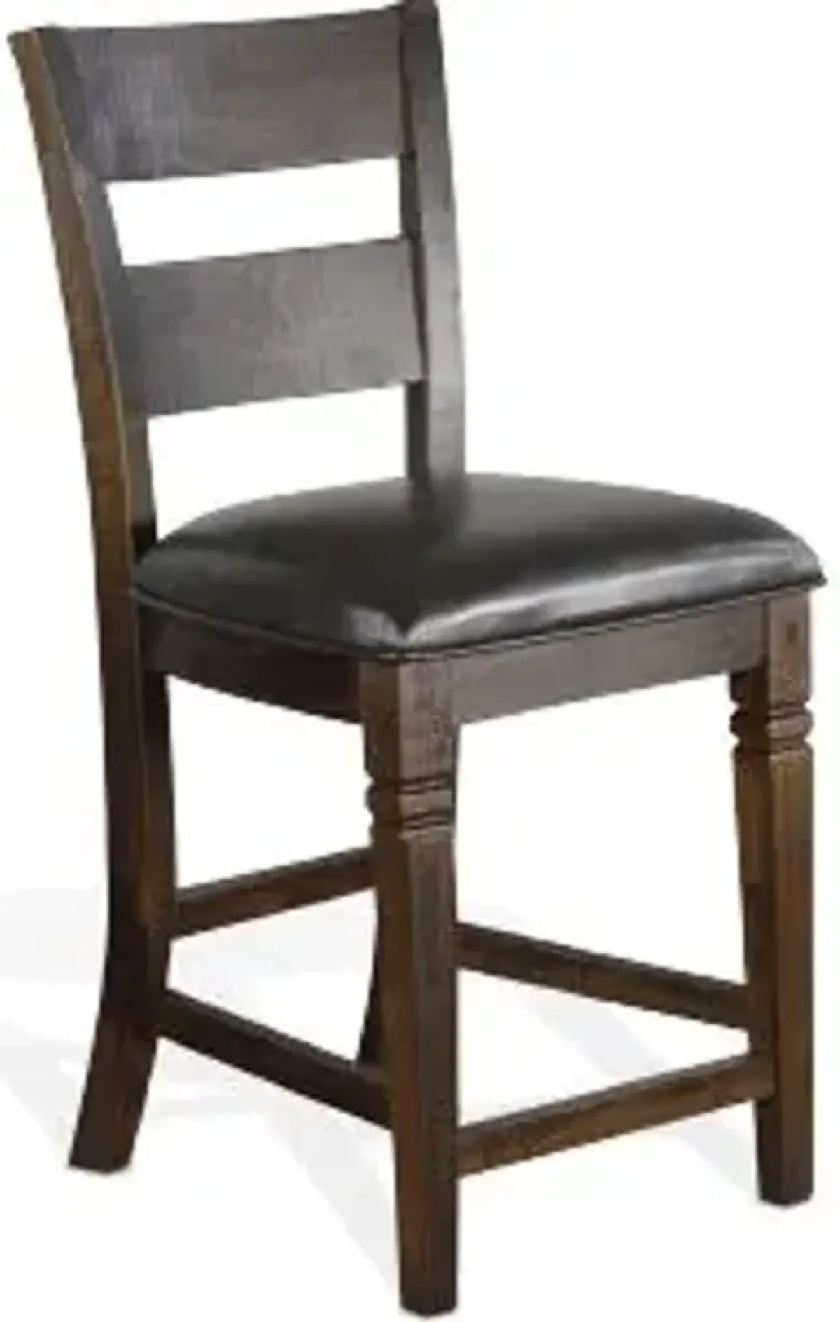 Sunny Designs Homestead Tobacco Leaf Ladderback 41 Inch Barstool