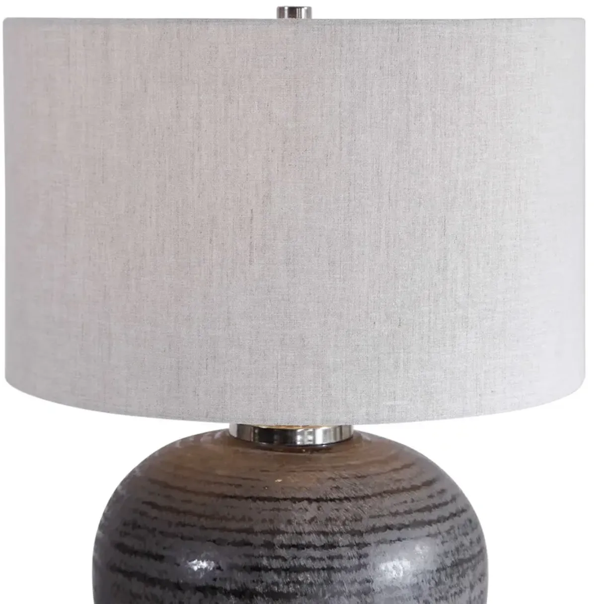 Uttermost Mikkel Charcoal Table Lamp