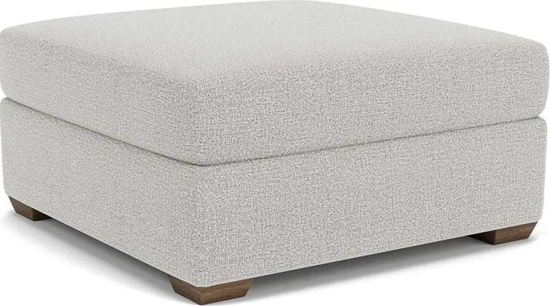 RANDALL SILVER GLACIER SQUARE COCKTAIL OTTOMAN