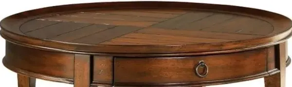 Hammary Round Cocktail Table Sunset Valley