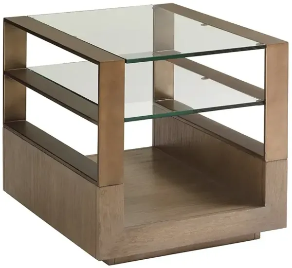 Shadow Play by Lexington Center Stage Rectangular Lamp Table