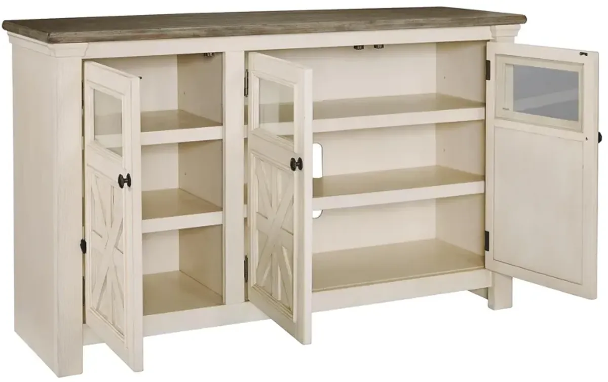 Ashley 60 Inch Bolanburg TV Stand Two-Tone