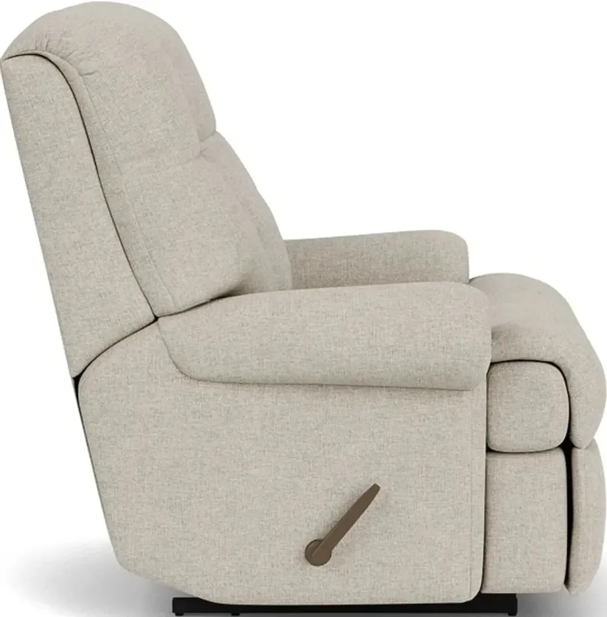 Flexsteel Hercules Silver Driftwood Manual Recliner