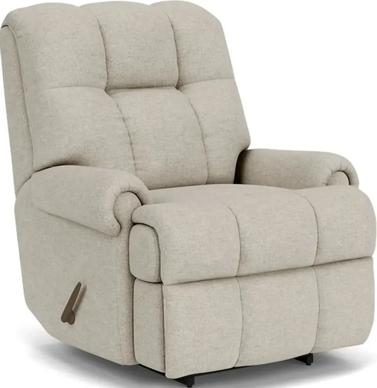 Flexsteel Hercules Silver Driftwood Manual Recliner