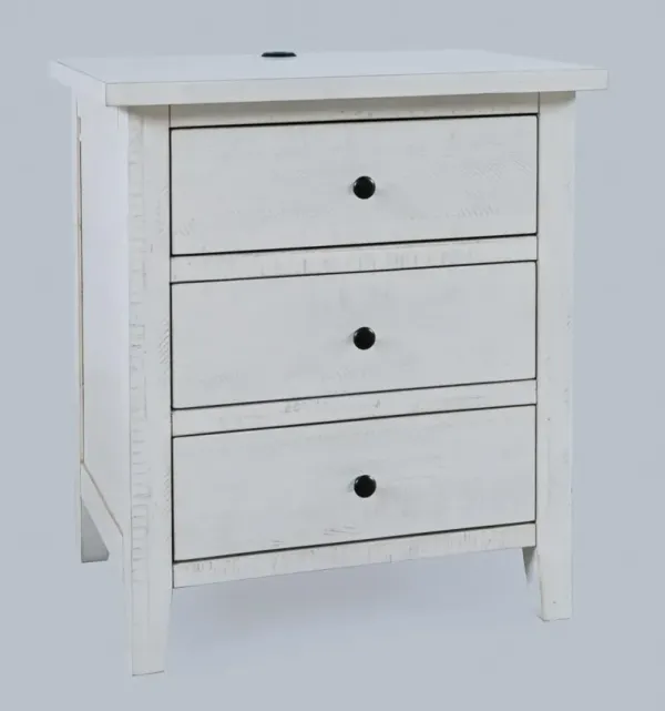 Jofran Maxton Nightstand Ivory