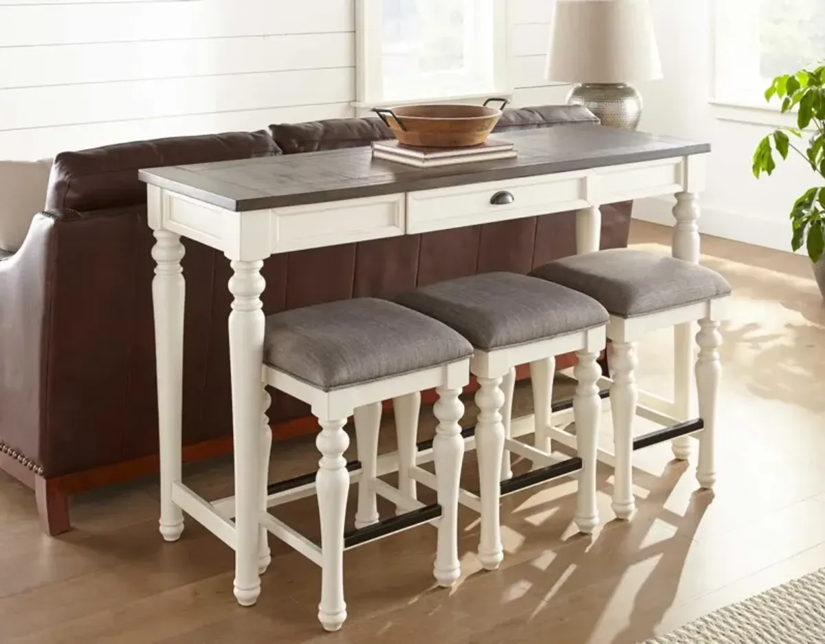 Joanna 4-Piece Bar Stools & Table Set