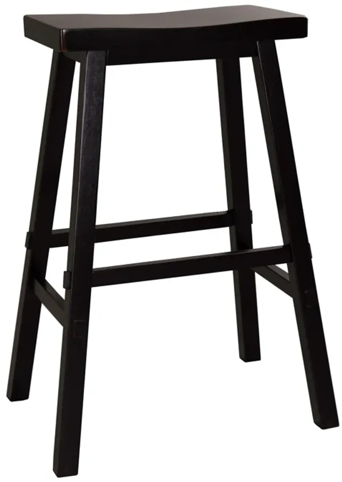 Liberty Furniture Creations Sawhorse Black 30 Inch Bar Stool