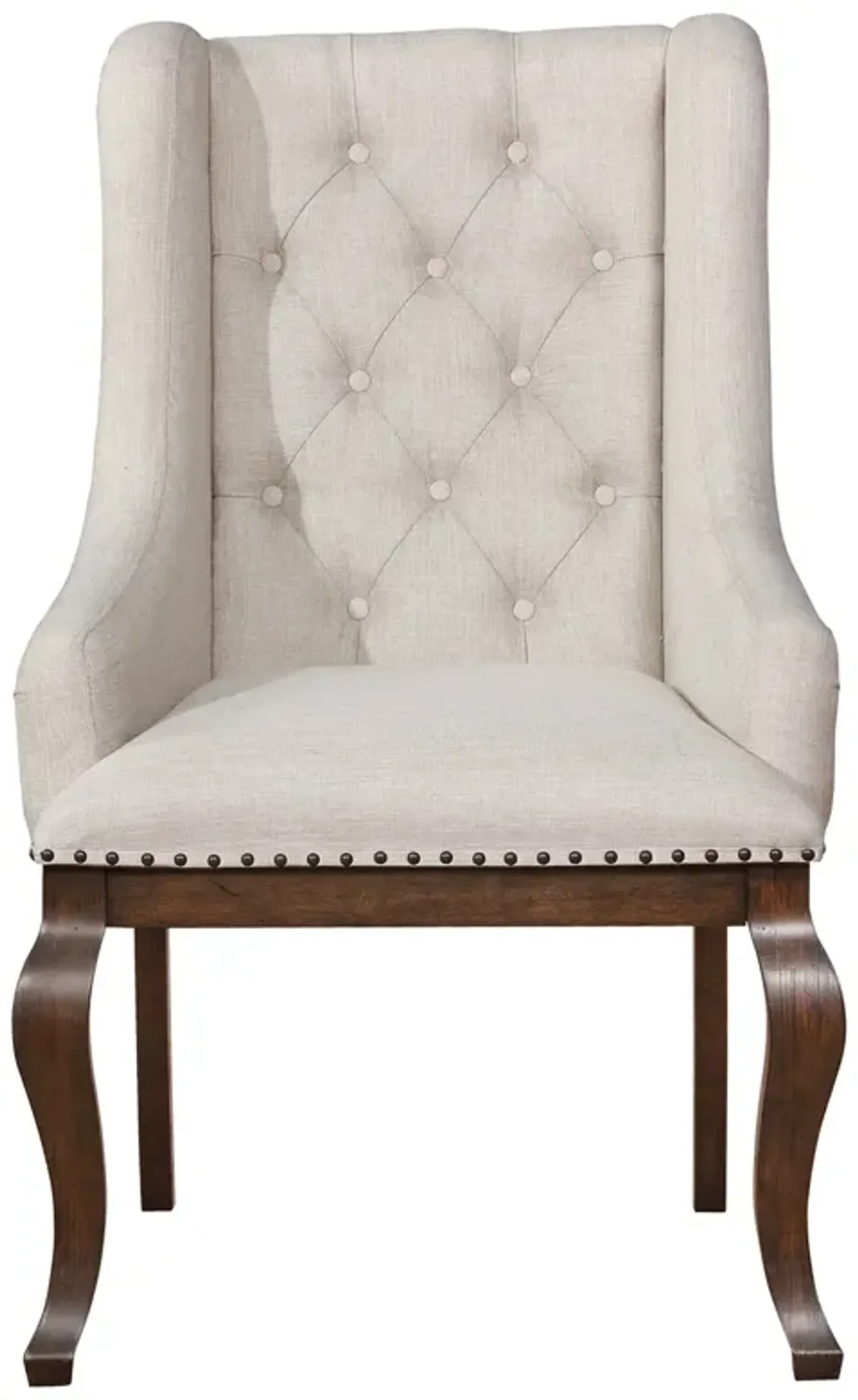 Coaster Brockway Upholstered Arm Chair Barley Java