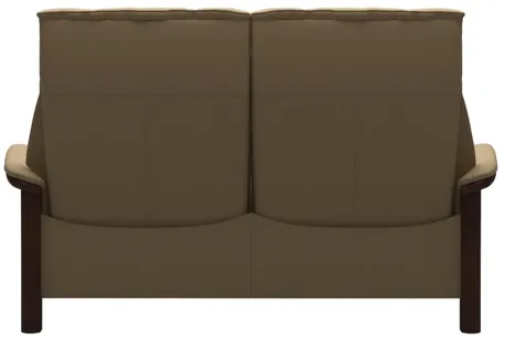 BUCKINGHAM HIGH 2 SEAT LVST PALOMA SAND BROWN FINISH