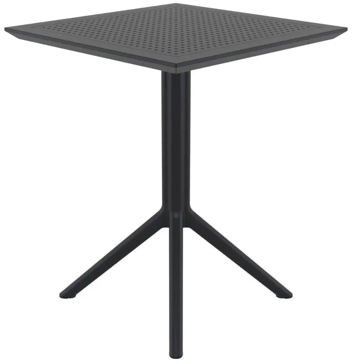 SKY SQUARE FOLDING TABLE 24" BLACK