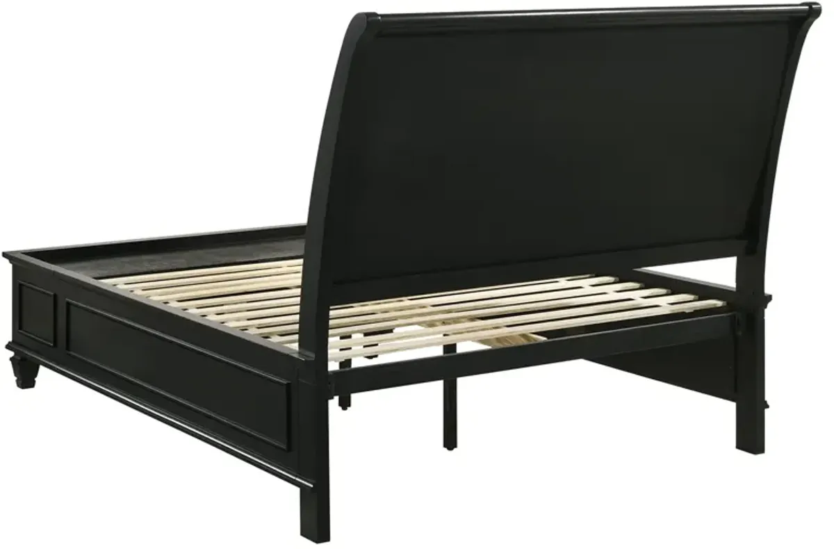 Coaster Sandy Beach Wood King Storage Panel Bed Black