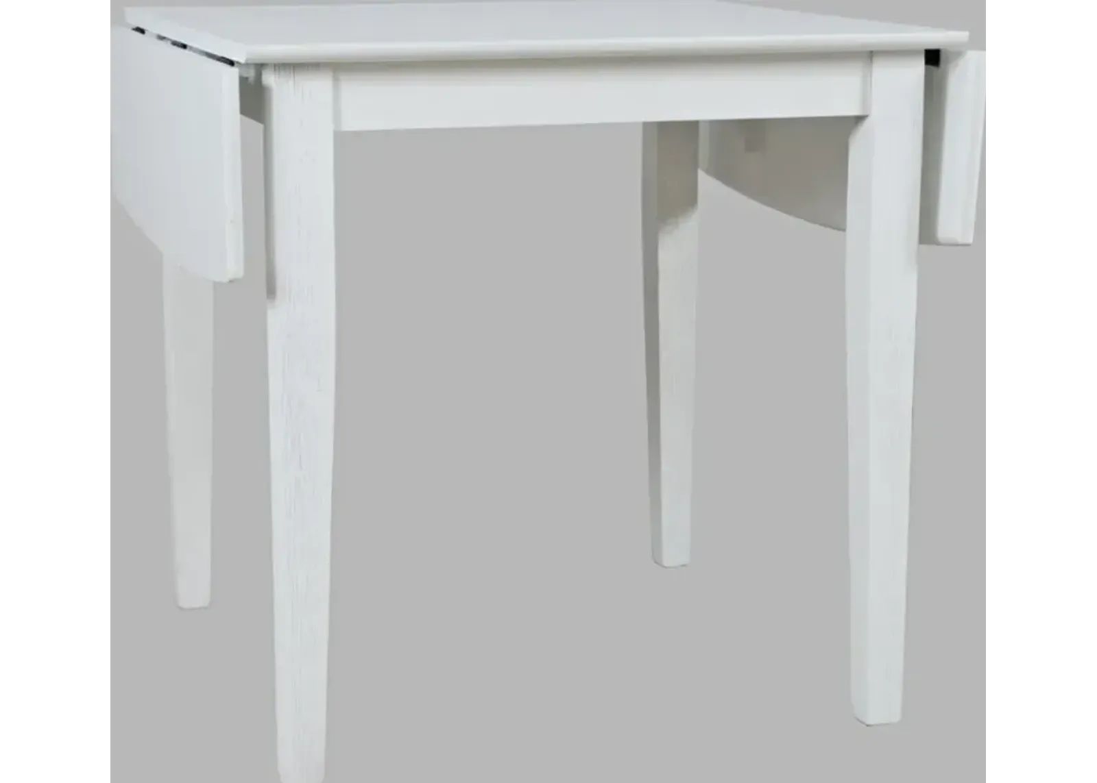 Jofran Eastern Tides Drop Leaf Dining Table Blanc