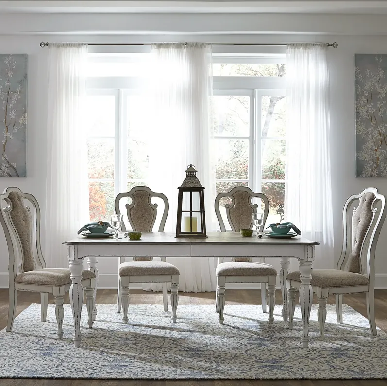 5 PIECE RECTANGULAR TABLE SET - MAGNOLIA MANOR