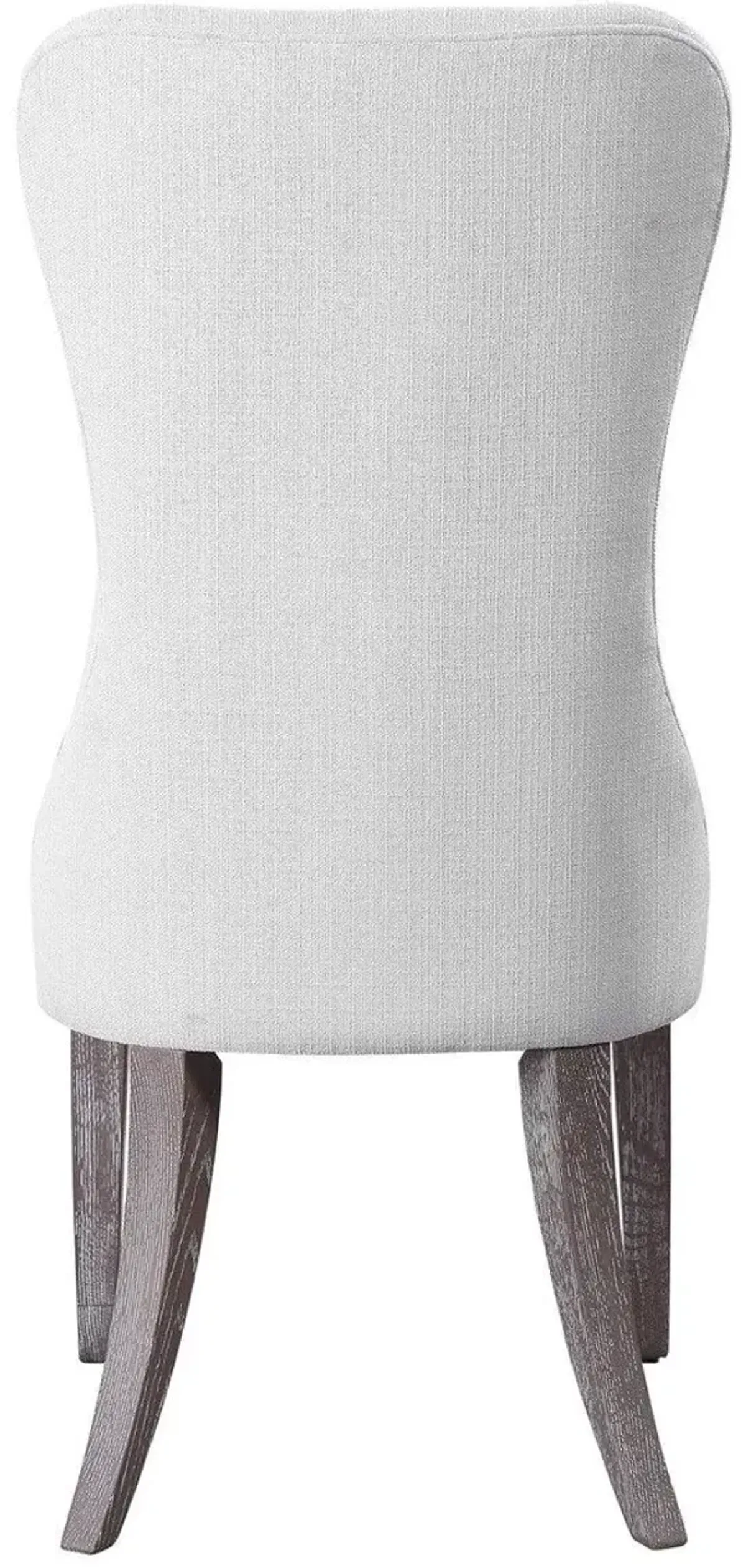 Uttermost Caledonia White Armless Chair