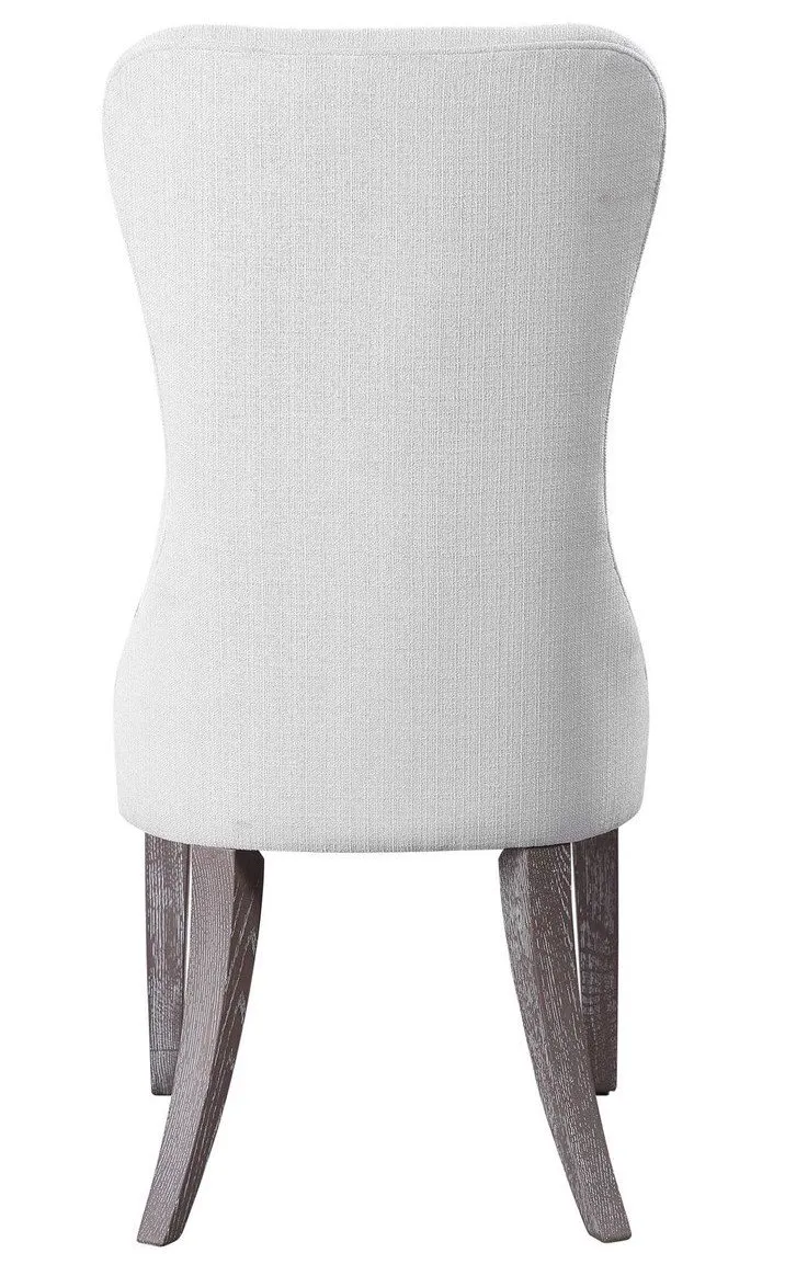 CALEDONIA WHITE ARMLESS CHAIR