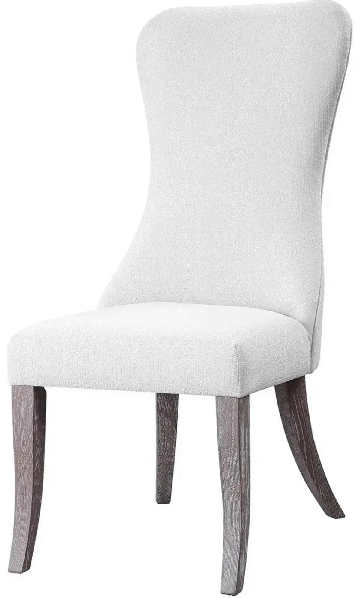 Uttermost Caledonia White Armless Chair