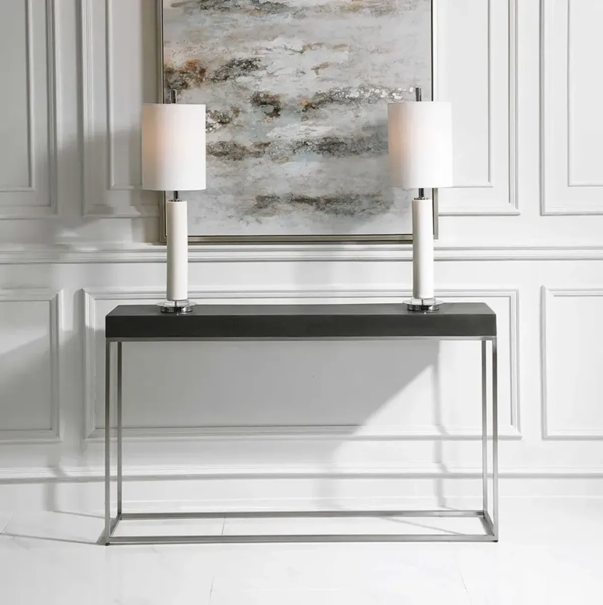 Uttermost Jase Black Console Table