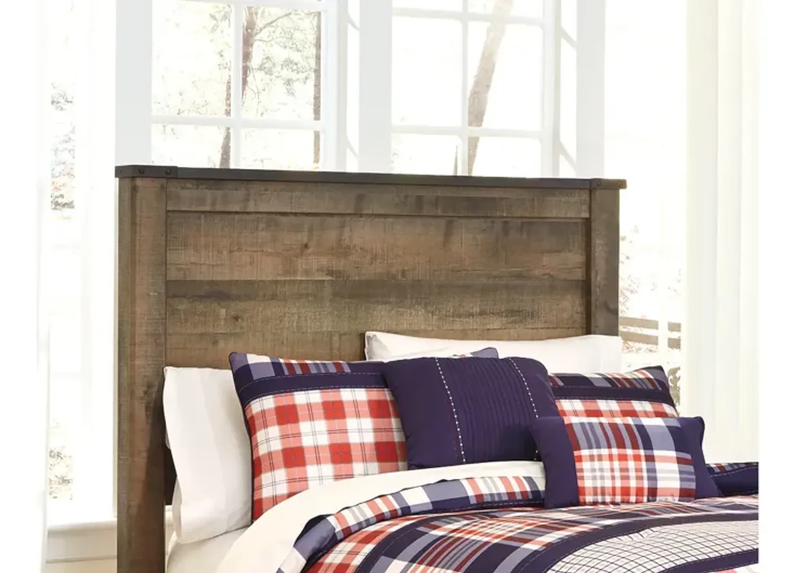 Ashley Trinell Rustic Brown Full Panel Headboard