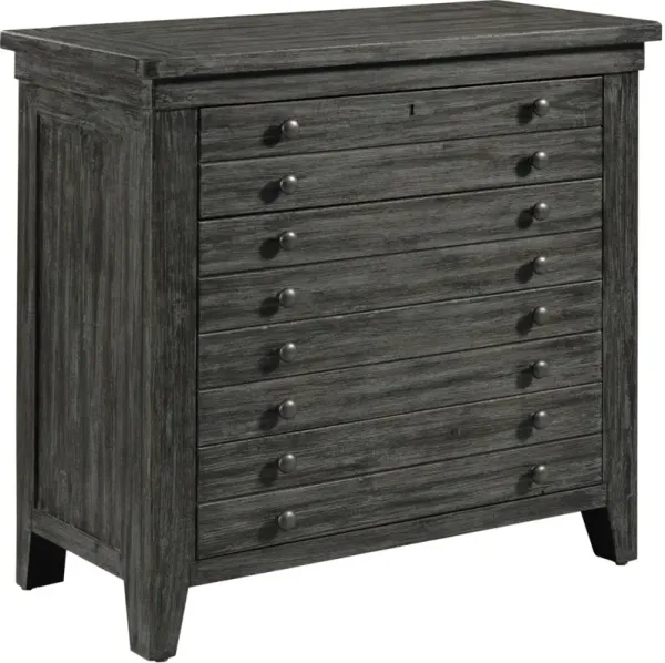 Kincaid Acquisitions Brimley Map Raven Bachelor's Chest