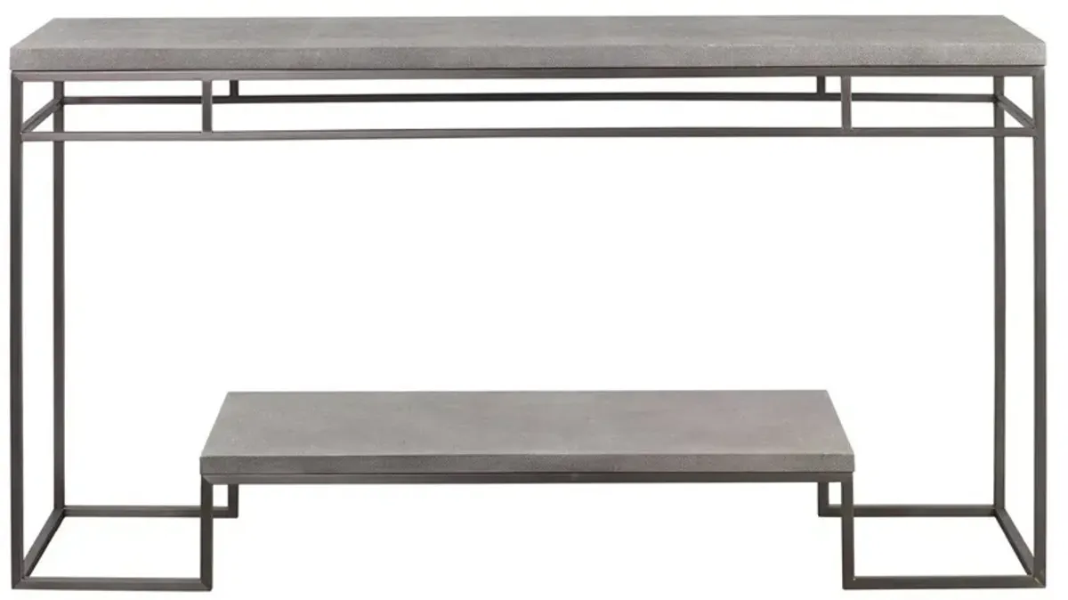 Uttermost Clea Light Gray Console Table