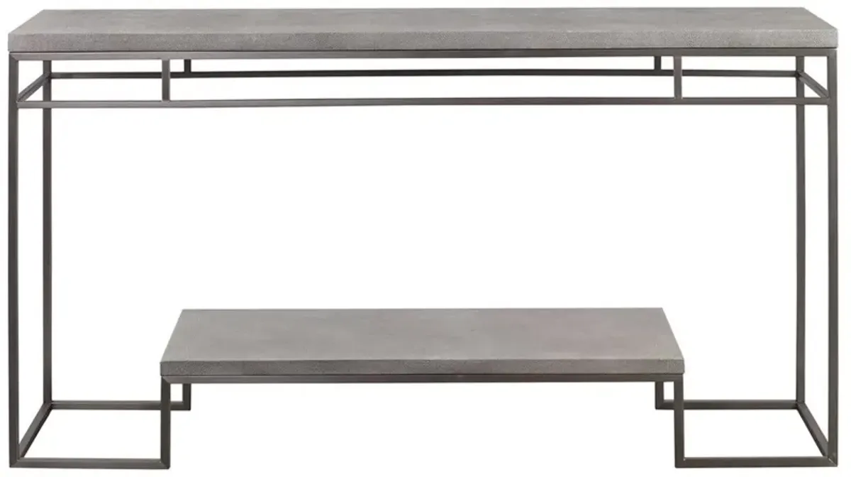 Uttermost Clea Light Gray Console Table