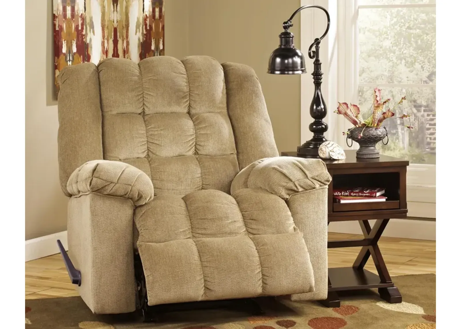 Ashley Ludden Sand Rocker Recliner