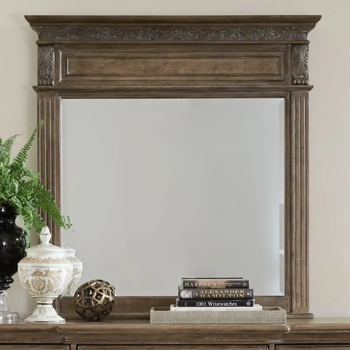 Liberty Furniture Carlisle Court Chestnut Landscape Mirror