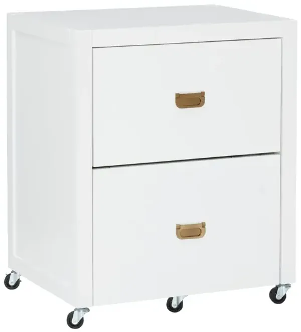 Linon Peggy File Cabinet White