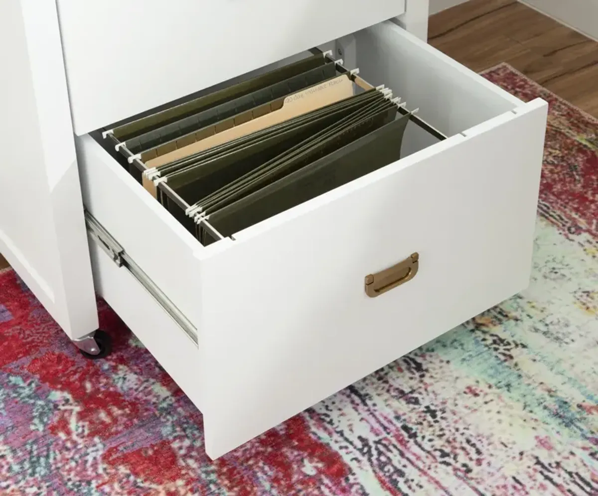 Linon Peggy File Cabinet White