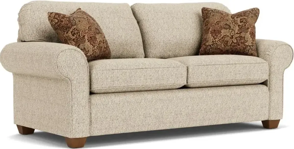 Flexsteel South Haven Cream Two-Cushion Sofa