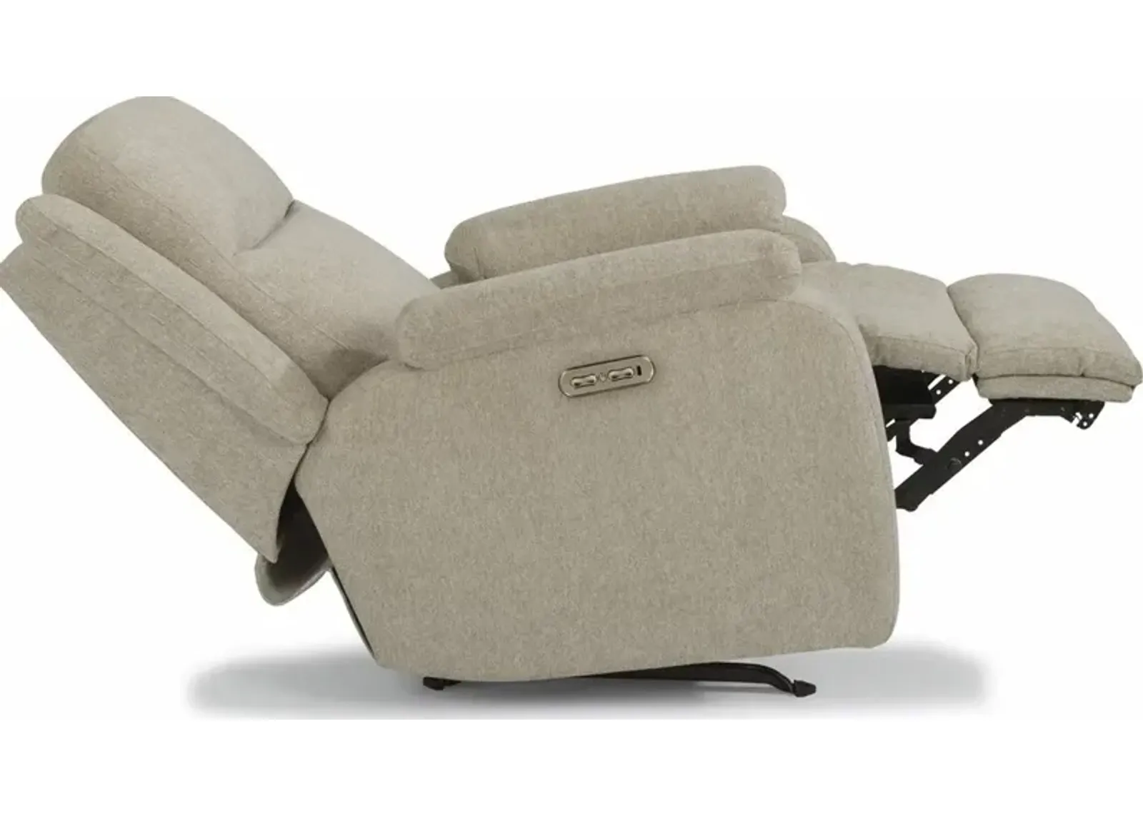 Flexsteel Magnus Oat Power Rocking Recliner with Power Headrest