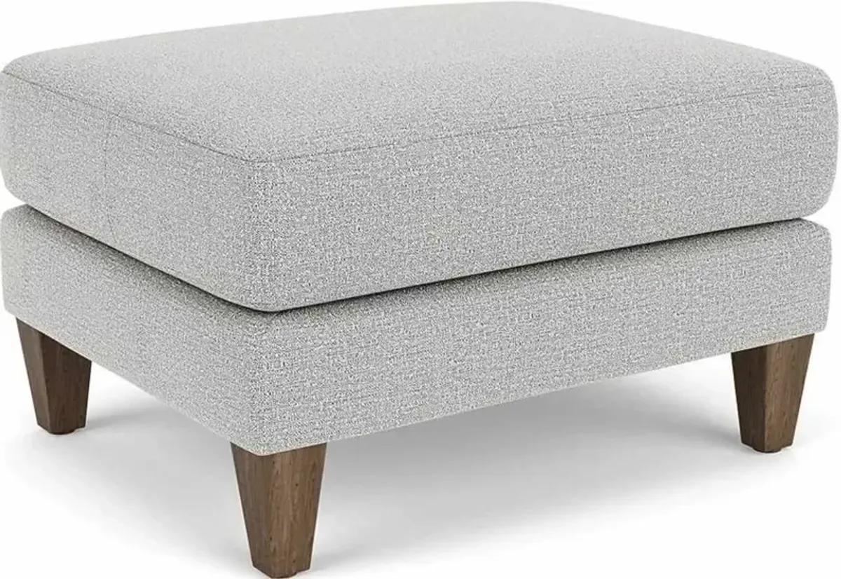 Flexsteel South Haven Silver Glacier Ottoman