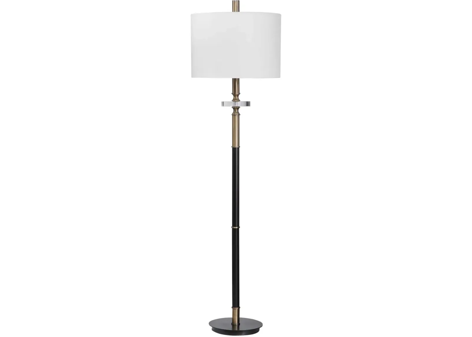 Uttermost Maud Black Floor Lamp