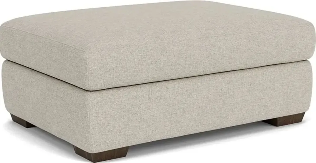 Flexsteel Collins Silver Driftwood Ottoman