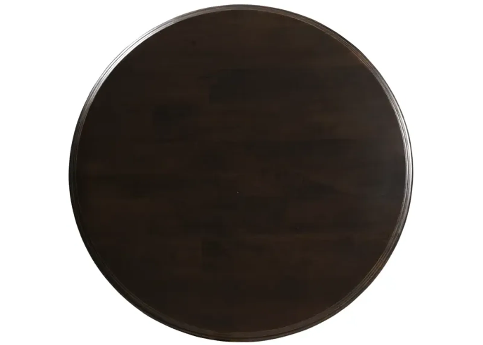 NIMES 60IN VINTAGE BROWN ROUND DINING TABLE