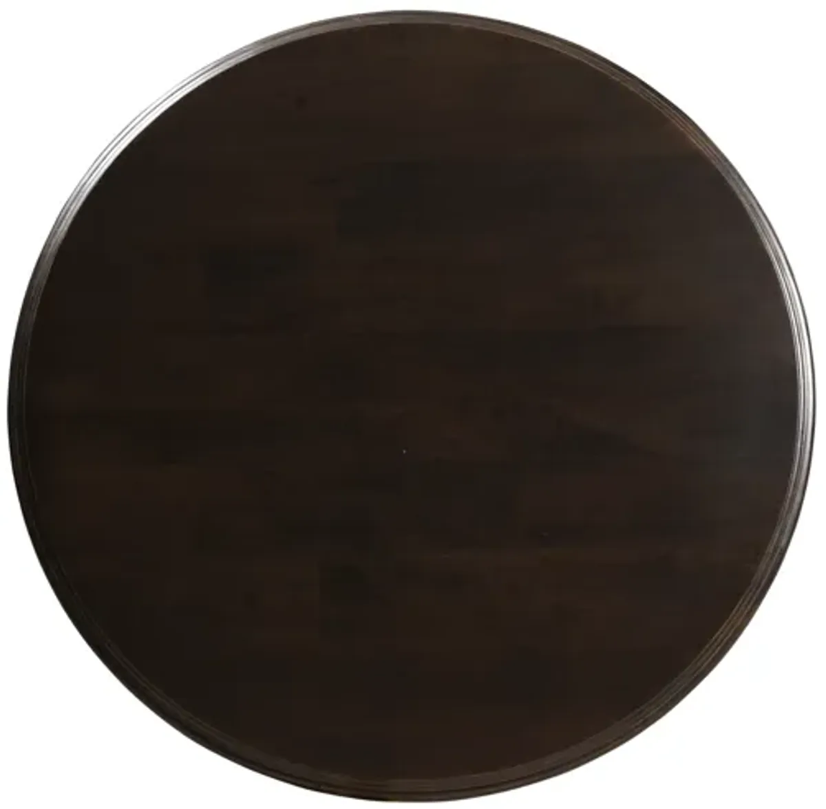 NIMES 60IN VINTAGE BROWN ROUND DINING TABLE