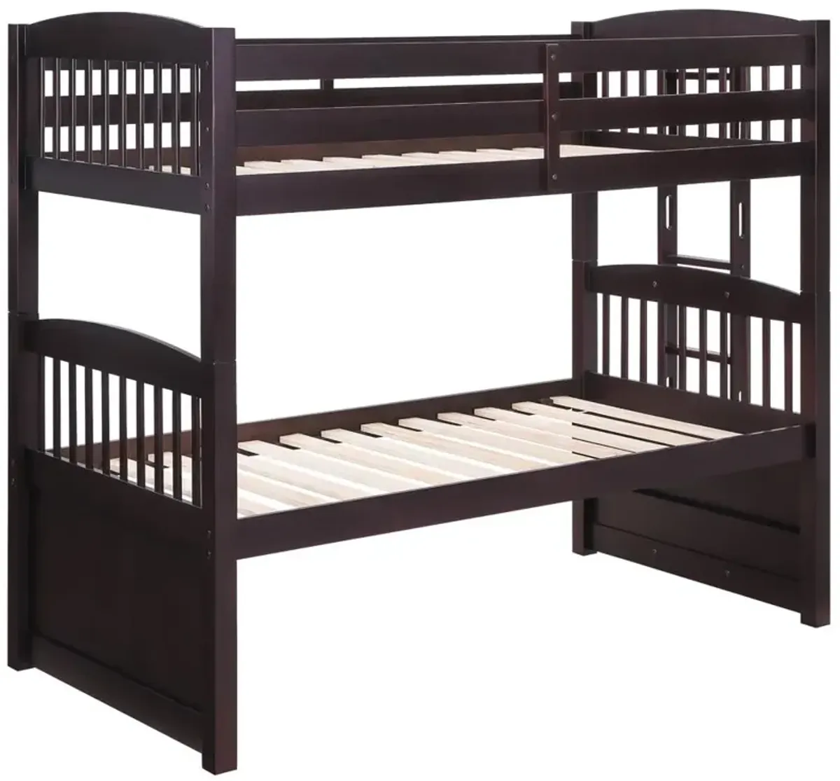 Coaster Kensington Twin Over Twin Bunk Bed with Trundle Cappuccino