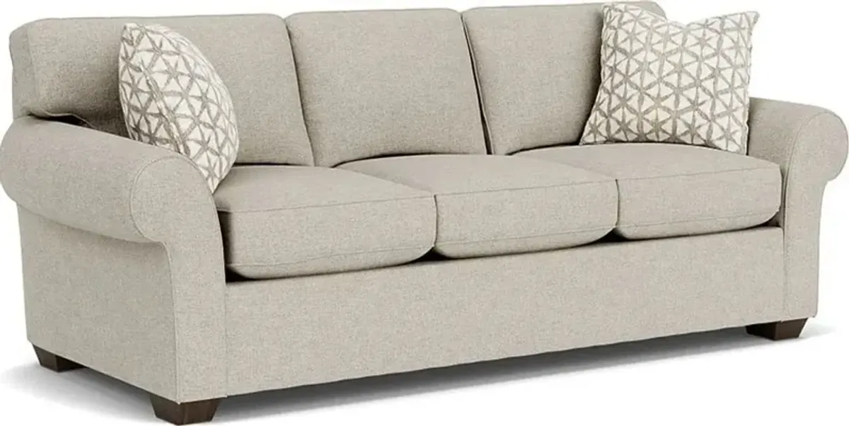 Flexsteel Vail Silver Driftwood Sofa