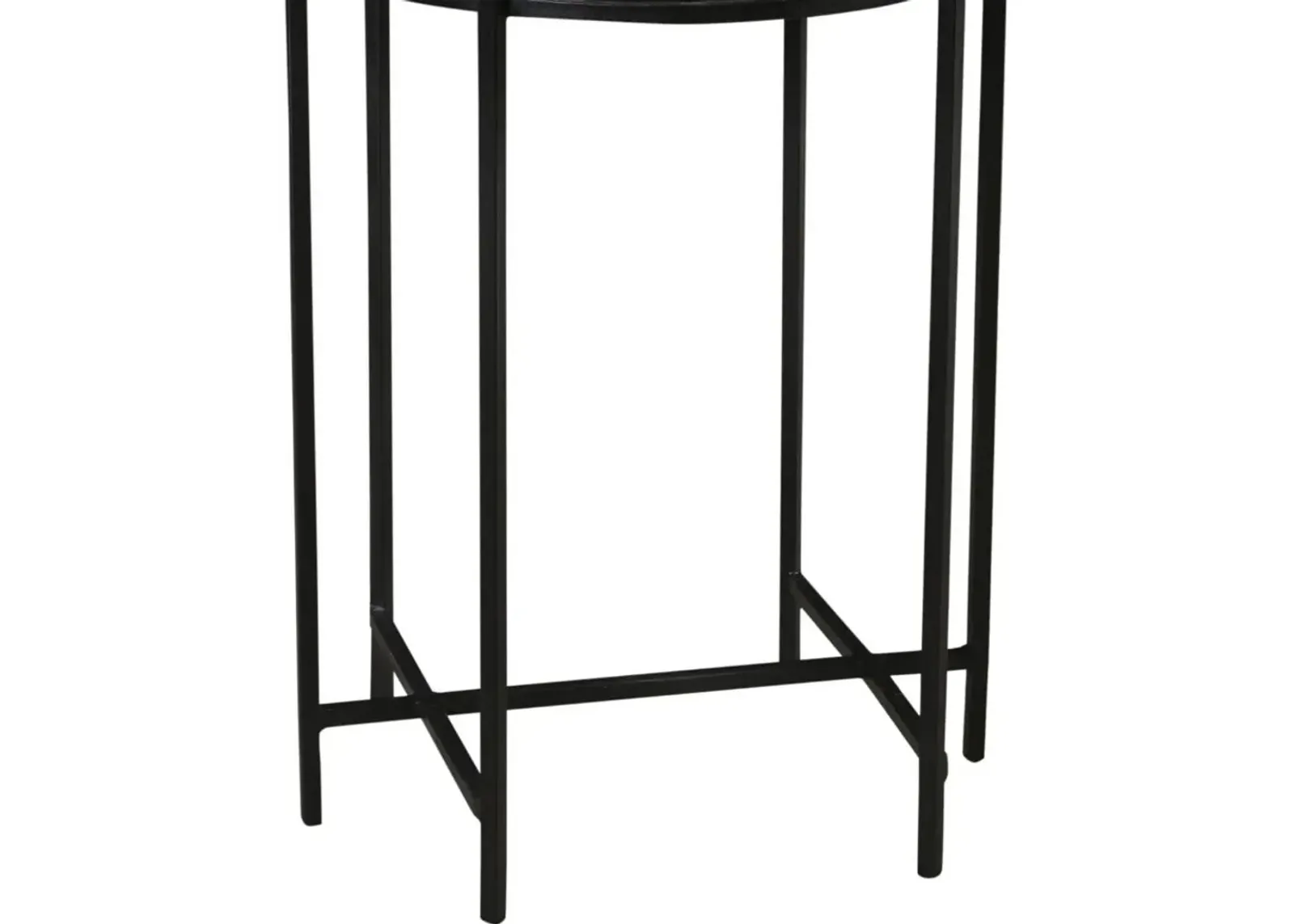 Crestview Bengal Manor Iron & Marble Accent Table