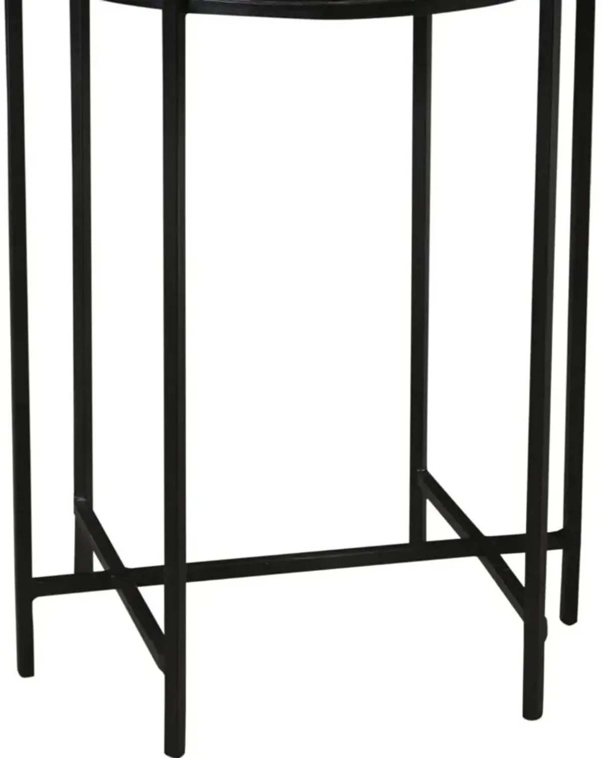 Crestview Bengal Manor Iron & Marble Accent Table