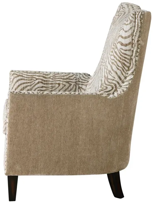 Uttermost Kiango Plush Stripes Armchair